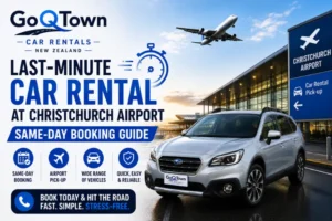 Last-Minute Car Rental at Christchurch Airport