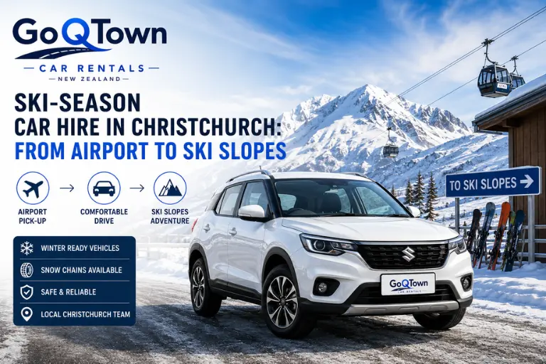 Ski-Season Car Hire in Christchurch From Airport to Ski Slopes