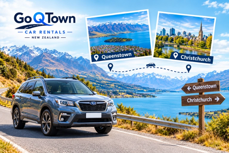Queenstown to Christchurch Route and Travel Plan