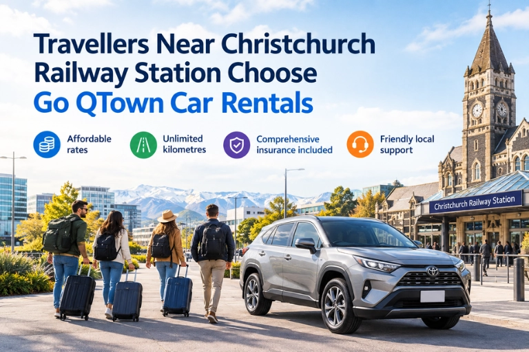 Car Rental Near Christchurch Railway Station 3 Travellers Near Christchurch Railway Station Choose Go QTown Car Rentals